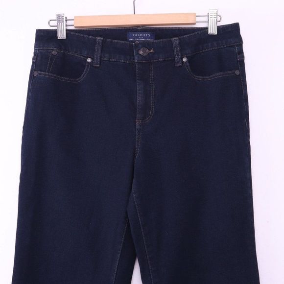 TALBOTS Simply Flattering 5 Pocket Jeans - Picture 2 of 5